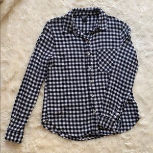 Black & White Plaid Flannel